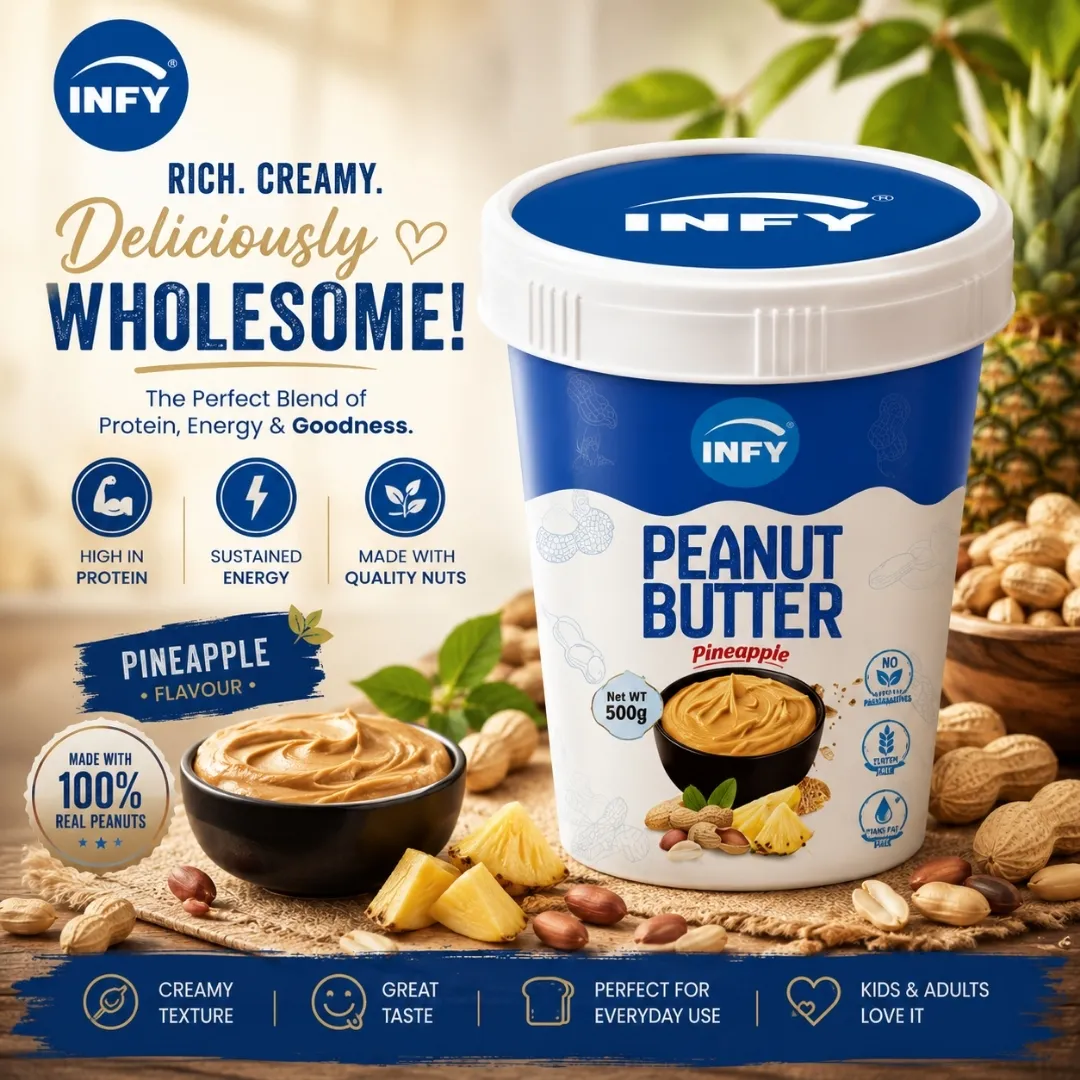 INFY Pineapple Flavoured Peanut Butter