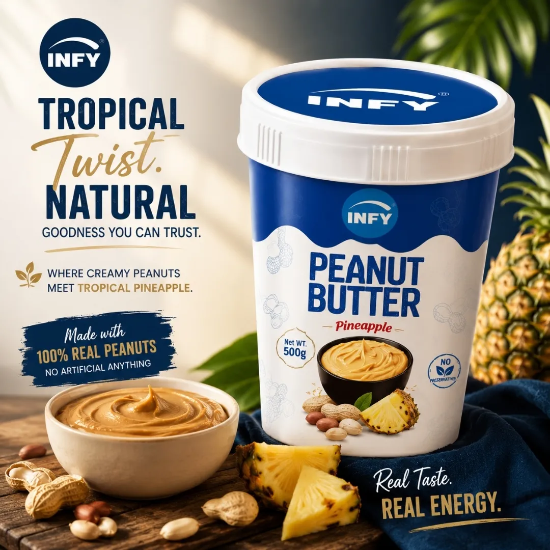 INFY Pineapple Flavoured Peanut Butter