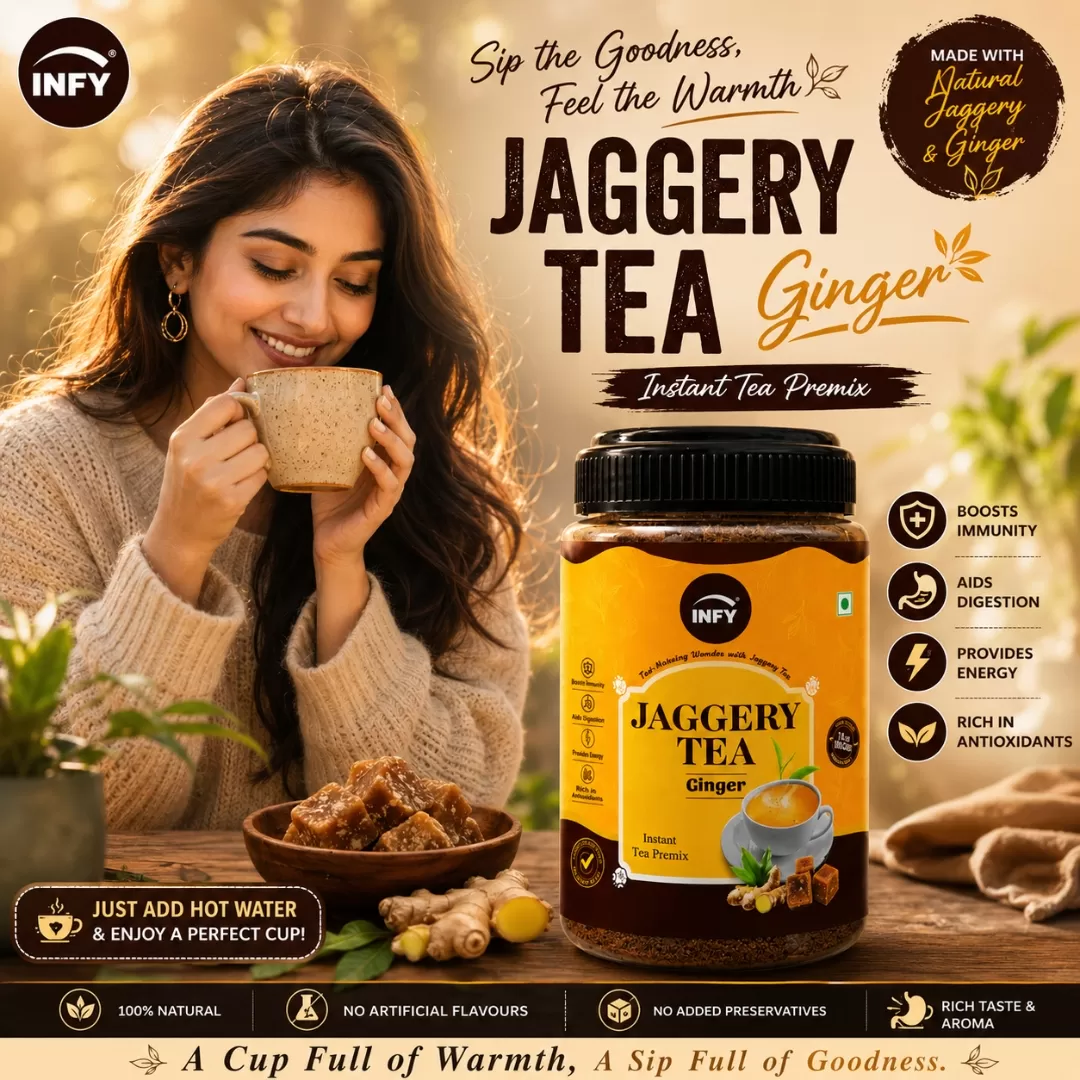 INFY Jaggery Ginger Tea